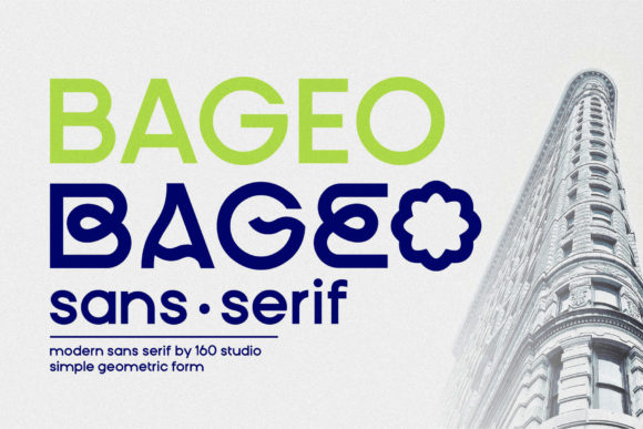 Bageo: A Modern Display Font for Dynamic Campaign Visuals