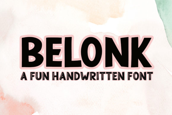 Belonk: A Playful Display Font That Elevates Your Brand