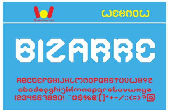 Bizarre: A Bold Display Font for Futuristic Campaign Design