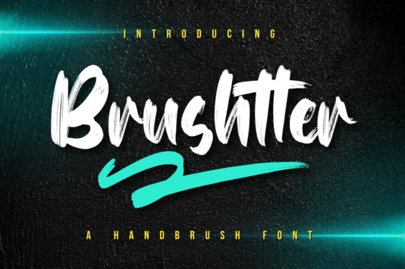 Brushtter: A Bold Display Font for Real Business Branding