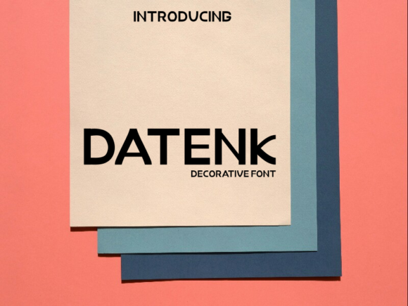 Datenk: The Bold Display Font That Commands Attention in Digital Campaigns