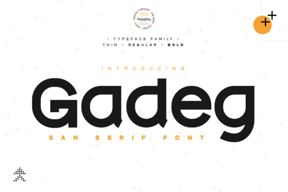 Gadeg: A Bold Display Font for Modern Editorial Design