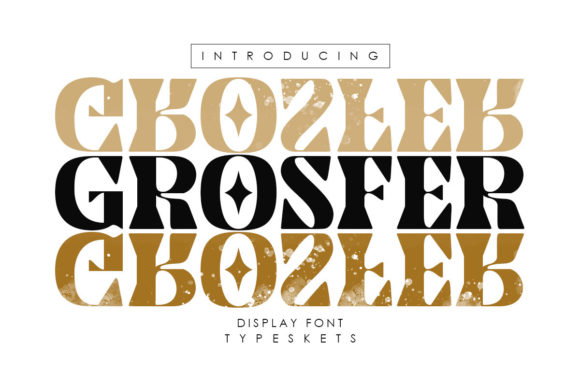 Grosfer: A Bold Display Font for Dynamic Brand Identities