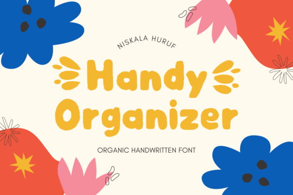Handy Organizer: A Versatile Display Font for Playful Brand Identities