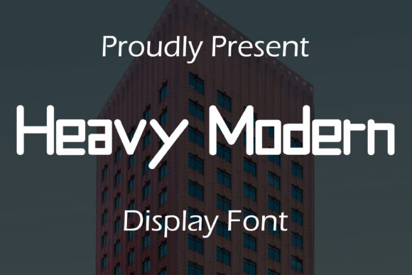 Heavy Modern: A Bold Display Font for Editorial Design and Digital Publishing