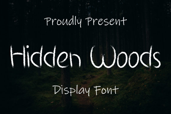 Hidden Woods: A Spooky Display Font That Elevates Editorial Design