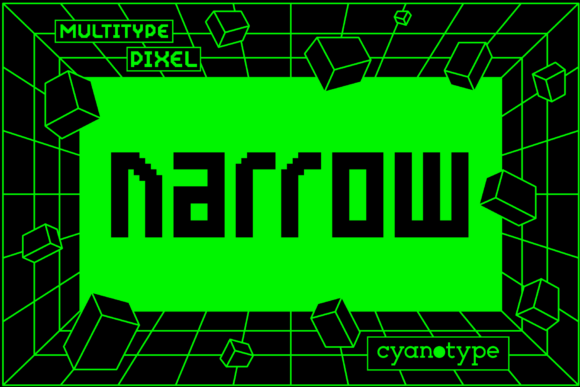 How MultiType Pixel Narrow Adds Edge to Campaign Typography
