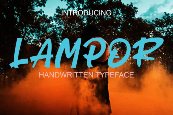 Lampor: A Bold Display Font That Brings Street Style to Branding