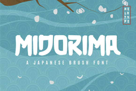 Midorima: A Brushed Japanese Display Font for Modern Web Design