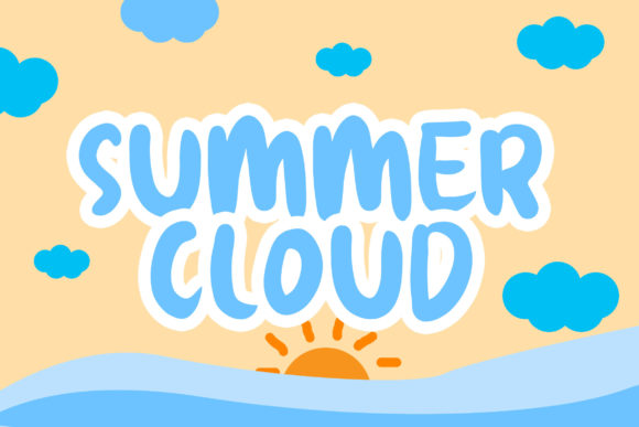 Summer Cloud: A Softly Expressive Display Font for Editorial Charm