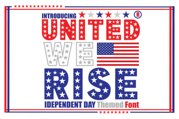 United We Rise Font: Bold Display Type for Campaigns
