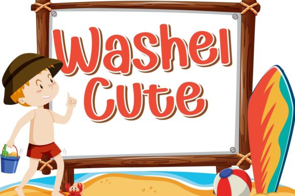 Washel Cute Font: Adding Joy to Editorial Layouts