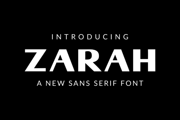 Zarah: A Stylish Display Font for Elegant Editorial Design